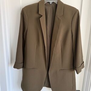 Dark Green/ Olive Green Express Women's Blazer Size Large